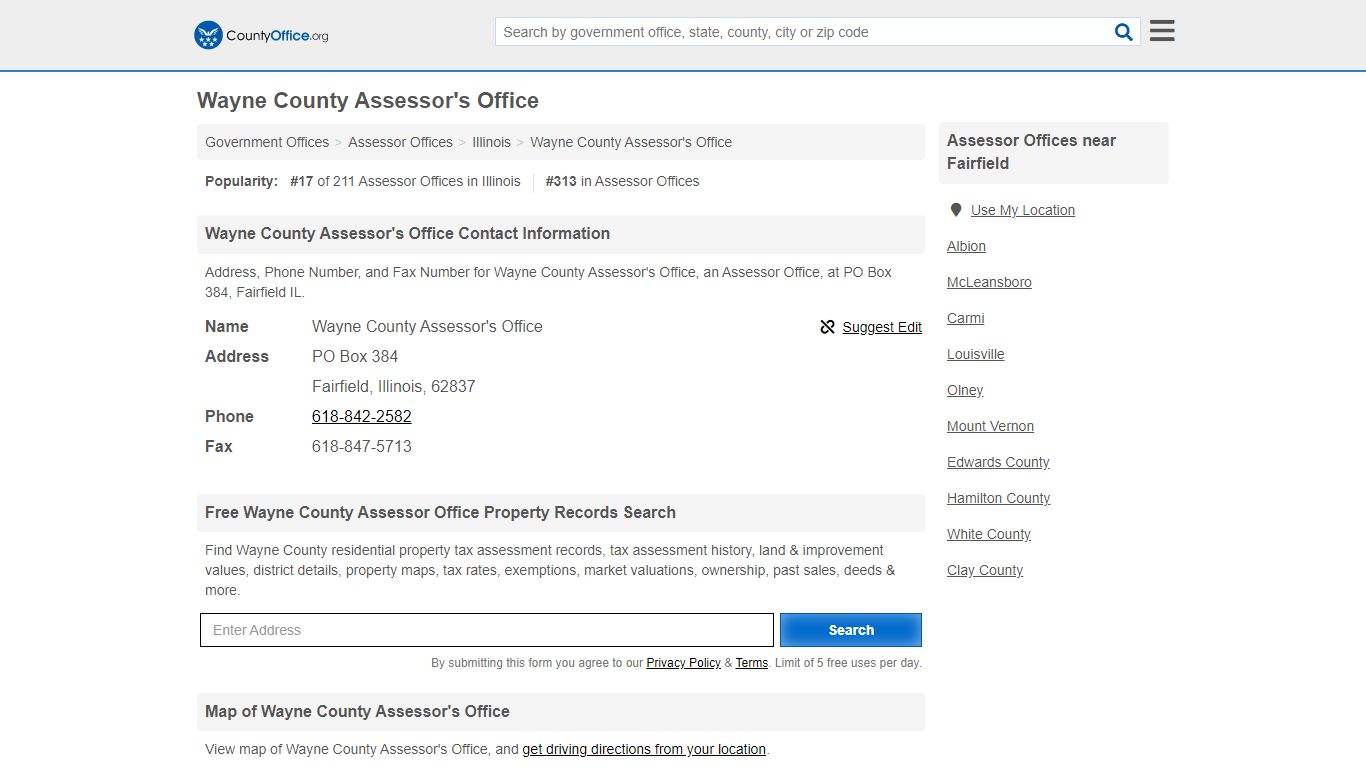 Wayne County Assessor's Office